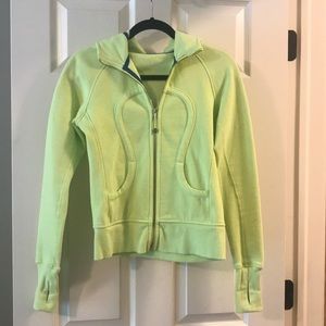 Women’s lulu lemon lime green hoodie